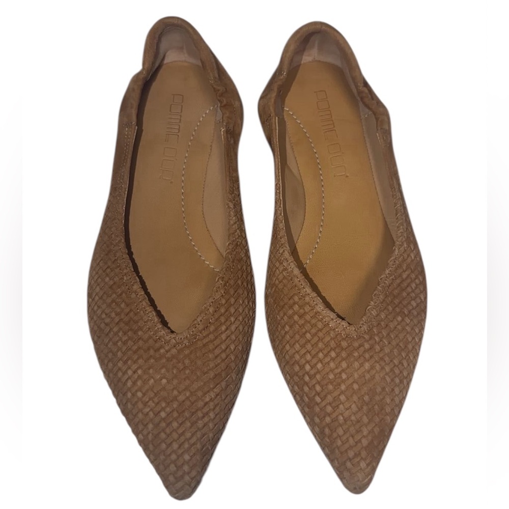 POMME Dor Vero Culo Leather Flats